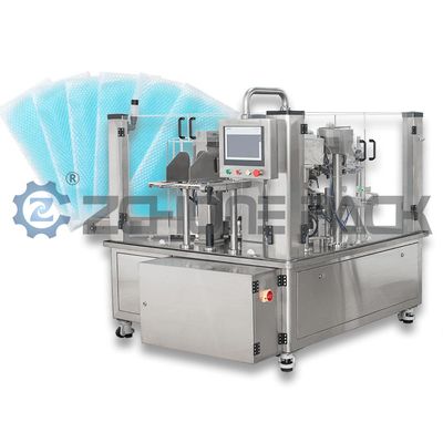 Double Liquid Materials Mixed Gel Packaging Machine Chemical Reaction Gel Paste Equipment Pouch