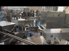 낟알 회전식 패키징 머신 면봉 아이스 큐브 라인 고기 만두 닭 날개