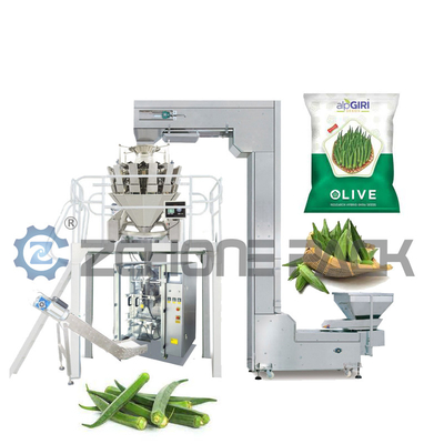Vertical Roll Film Pillow Bag Packaging Machine Vegetable Potato over Wall Packaging Equipment