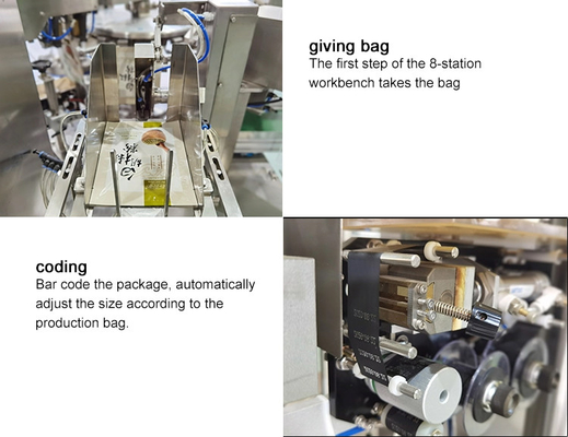 Double Liquid Materials Mixed Gel Packaging Machine Chemical Reaction Gel Paste Equipment Pouch