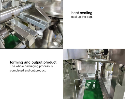 Double Liquid Materials Mixed Gel Packaging Machine Chemical Reaction Gel Paste Equipment Pouch