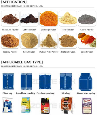 1kg 2kg 5kg Easy-to-Operate Food Grade Detergent Washing Powder Bag Pouch Film Making Fully Automatic Packaging Machine